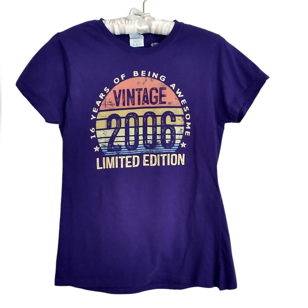 Post Company Purple Cotton Women's Top